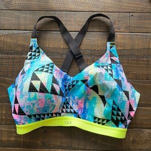 Bright colorful Victoria’s Secret sports bra